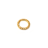 TierraCast, Gold Hammered Ring; 13mm, 1 Piece