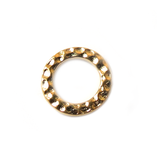 TierraCast, Gold Hammered Ring;19mm - 1 Piece