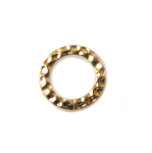 TierraCast, Gold Hammered Ring;19mm - 1 Piece