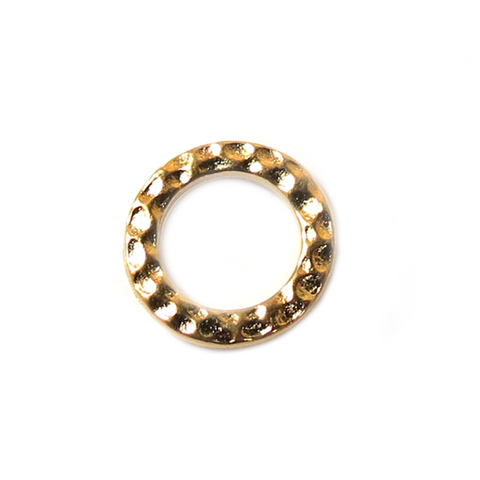 TierraCast, Gold Hammered Ring;19mm - 1 Piece