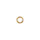 TierraCast,Gold Hammered Ring, 9mm , 1 Piece