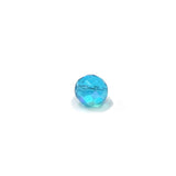 Aqua AB, Round Faceted Fire Polished; 12mm-20pcs