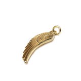 Wing Charm, Gold Filled, 25x7mm; 1 piece