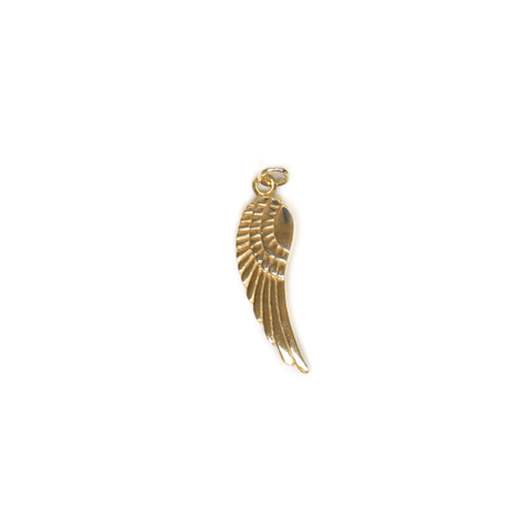 Wing Charm, Gold Filled, 25x7mm; 1 piece