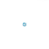 Swarovski Crystal, Bicone, Aquamarine, 6mm; 20pcs