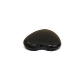 Black Horn Heart, 21mm; 1 piece