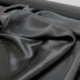 Silk Charmeusse, Black, 54" Wide- 1 Yard