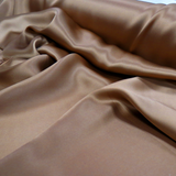 Silk Charmeusse, Brown, 54" Wide- 1 Yard