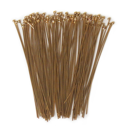 Ball Pin, Gold Filled, 2" inches; 1 piece