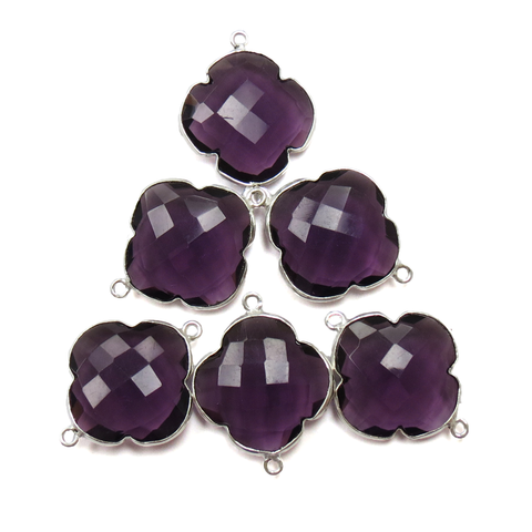 Amethyst Bezel, Silver 925  21x27mm; 1pc