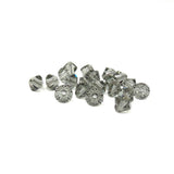 Swarovski Crystal, Bicone, Black Diamond, 6mm; 20pcs