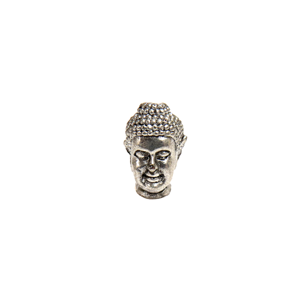 Buddha, Spacer -  Antique Silver