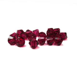Swarovski Crystal, Bicone, Ruby, 8mm; 20pcs