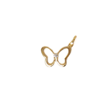 Butterfly Charm, Gold Filled, 12x18mm; 1 piece