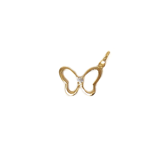 Butterfly Charm, Gold Filled, 12x18mm; 1 piece