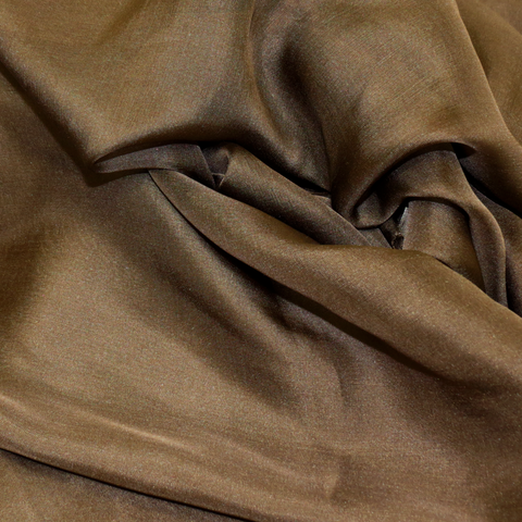 Brown Silk Chiffon, 54" Wide- 1 Yard