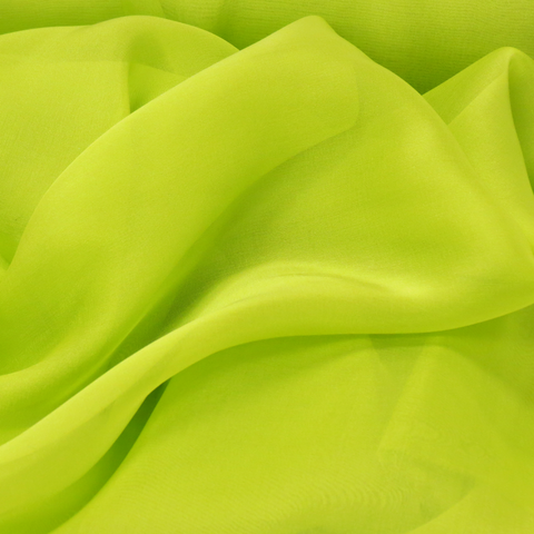 Chatreuse Silk Chiffon, 54" Wide- 1 Yard