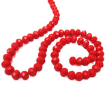 Rondelle - Opaque Coral - 10mm