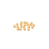 Cream Opaque, Round Faceted Fire Polished; 4mm - 20 pcs