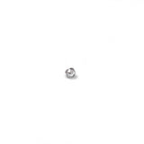 Crystal Silver, Round Faceted Fire Polished; 4mm - 20 pcs