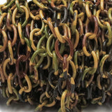 Aluminum Chain, Camouflage, 16x11mm, 1 Foot