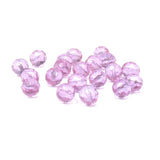 Chadaw Crystal, Round Faceted Fire Polish, 12mm-20pcs