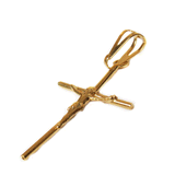 Christ Cross Charm, Gold Filled, 36x22mm; 1 piece