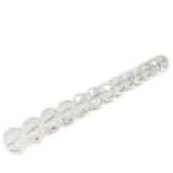 Rondelle Clear AB, 15x18mm; 1 strand