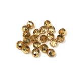 Crystal Gold, Round Faceted Fire Polished,10mm- 20pcs