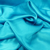 Silk Charmeusse, Dark Turquoise, 54" Wide- 1 Yard