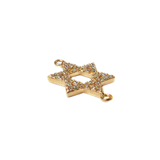 Star of David Connector, Gold Filled, 20x13mm; 1 piece