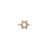 Star of David Connector, Gold Filled, 20x13mm; 1 piece