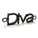 DIVA Rhinestone Connector; Black