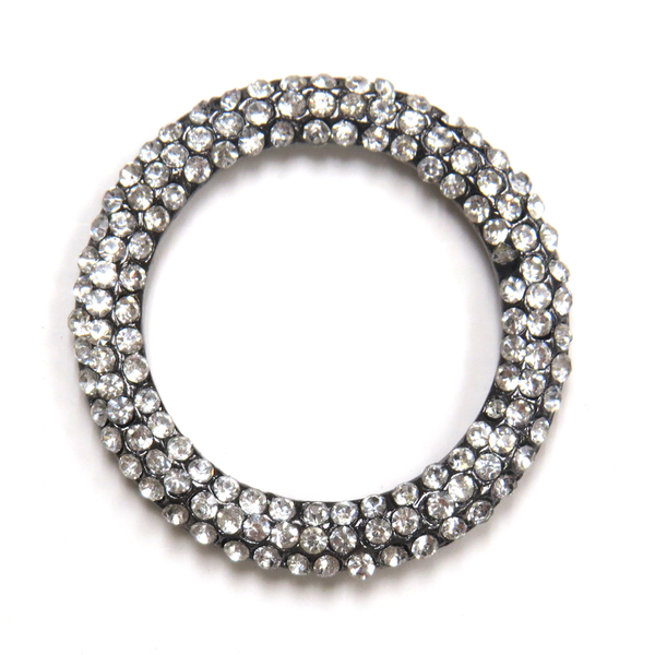 Rhinestone Donut; Gunmetal