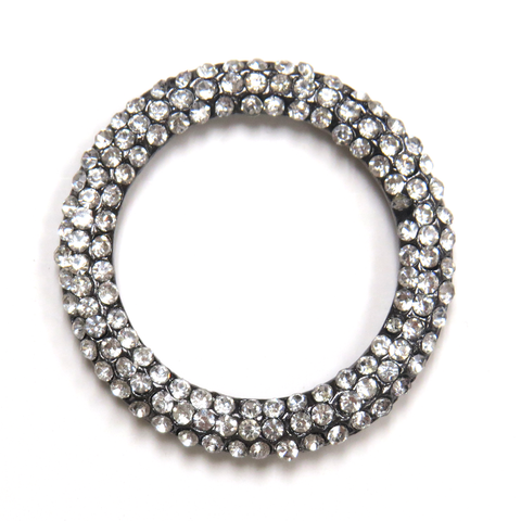 Rhinestone Donut; Gunmetal