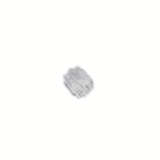 Ear Nut Plastic, Clear- 4x3mm; 200pcs
