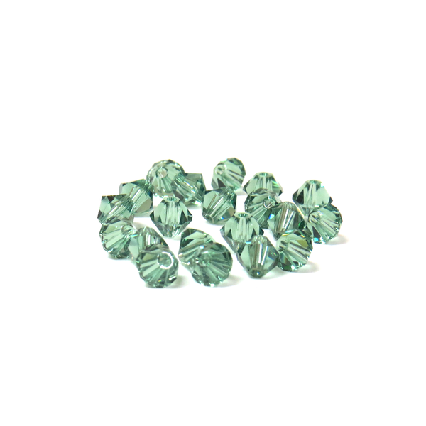 Swarovski Crystal, Bicone, 5mm - Erinite; 20 pcs