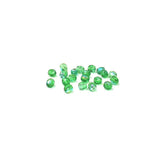 Fern Green AB, Round Faceted Fire Polished; 4mm - 20 pcs