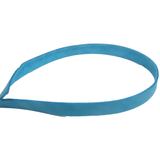 Flat Faux Suede Cord, 11 mm - Turquoise; 1 Yard