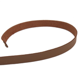 Flat Suede Cord, 11mm - Brown ; 1 Yard