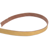 Flat Suede Cord, 11mm - Gold ; 1 Yard