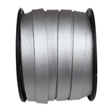 Flat Suede Cord, 11mm - Silver; 1 Yard