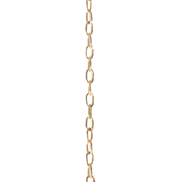 Figaro Cable Chain; 1.2 mm - Gold - 1 Foot
