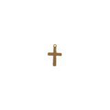 Cross Charm, Gold Filled, 16x10mm; 1 piece