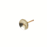 Flat Ear Stud, Gold Filled, 11x6mm; 1 pair