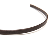 Flat Genuine Leather, 5mm; Dark Brown- 1 foot