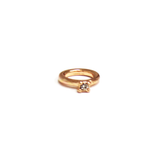 Engagement Ring - Gold -  Floating Charm