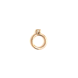 Engagement Ring - Gold -  Floating Charm