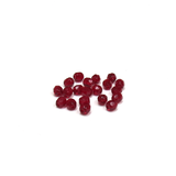 Garnet, Round Faceted Fire Polished; 6mm - 20 pcs