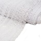 Yves- White Guipure Lace, 44" Wide- 1 Yard